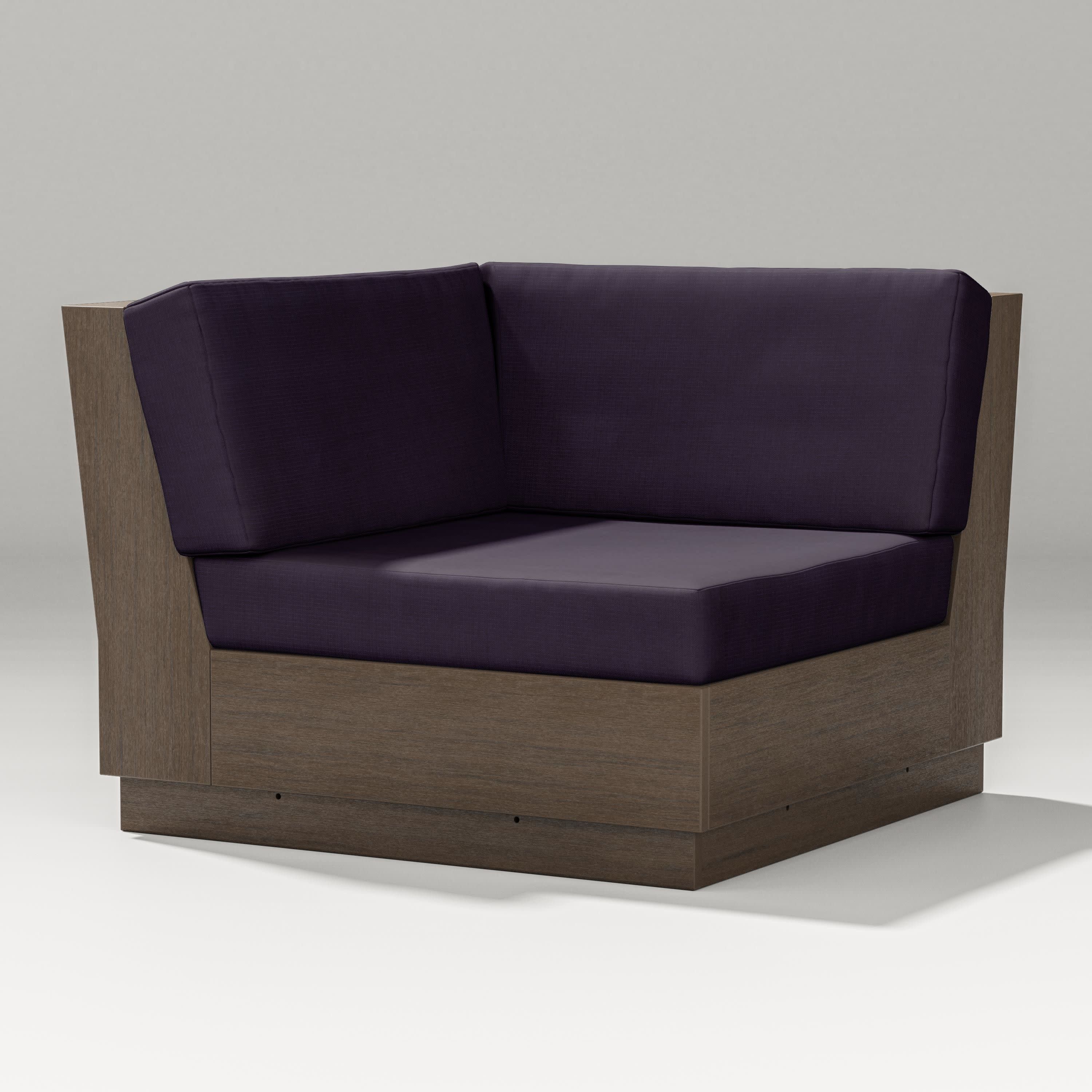 Elevate Modular Corner Chair in Kona / Navy Linen