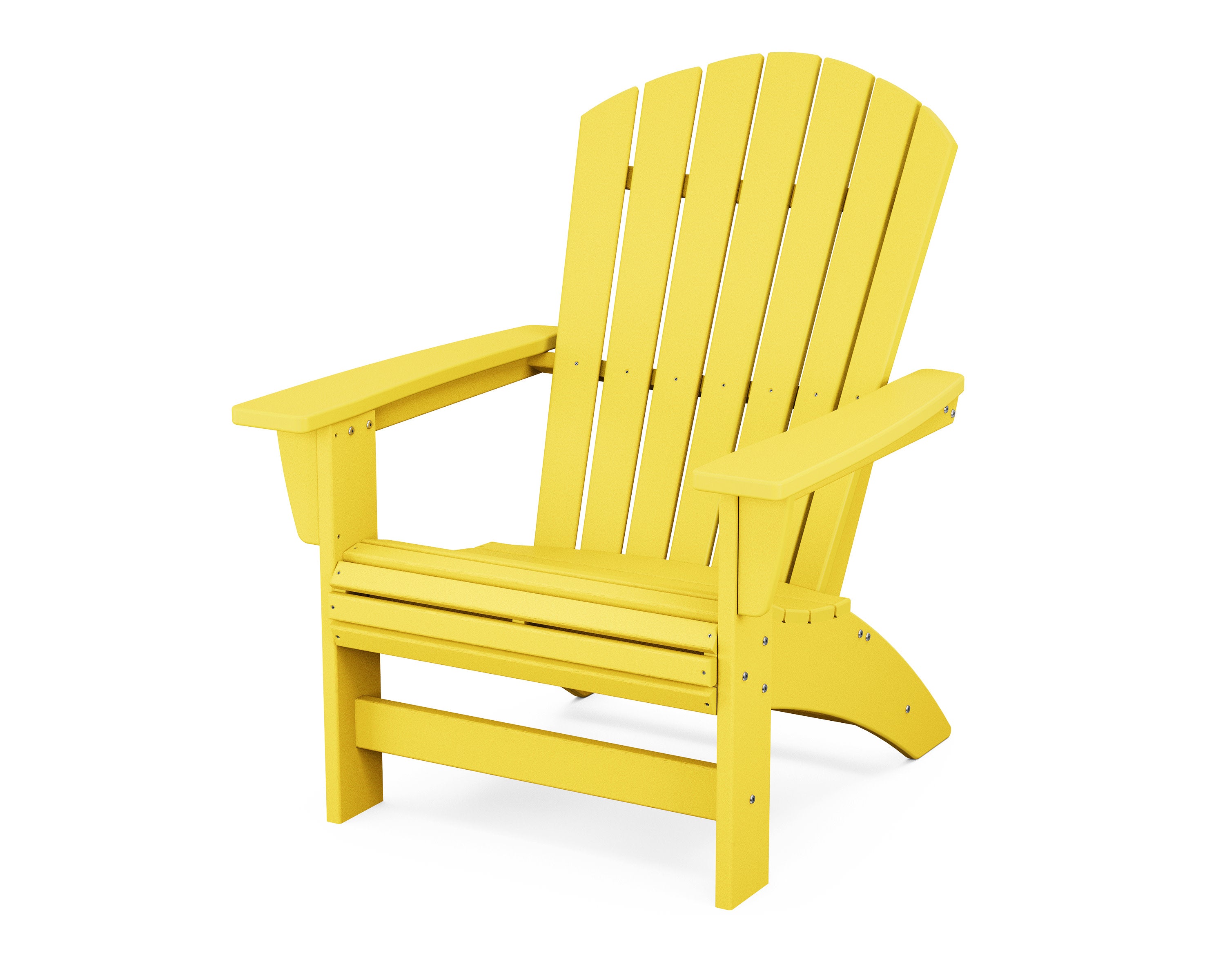 Nautical Grand Adirondack Chair in Lemon