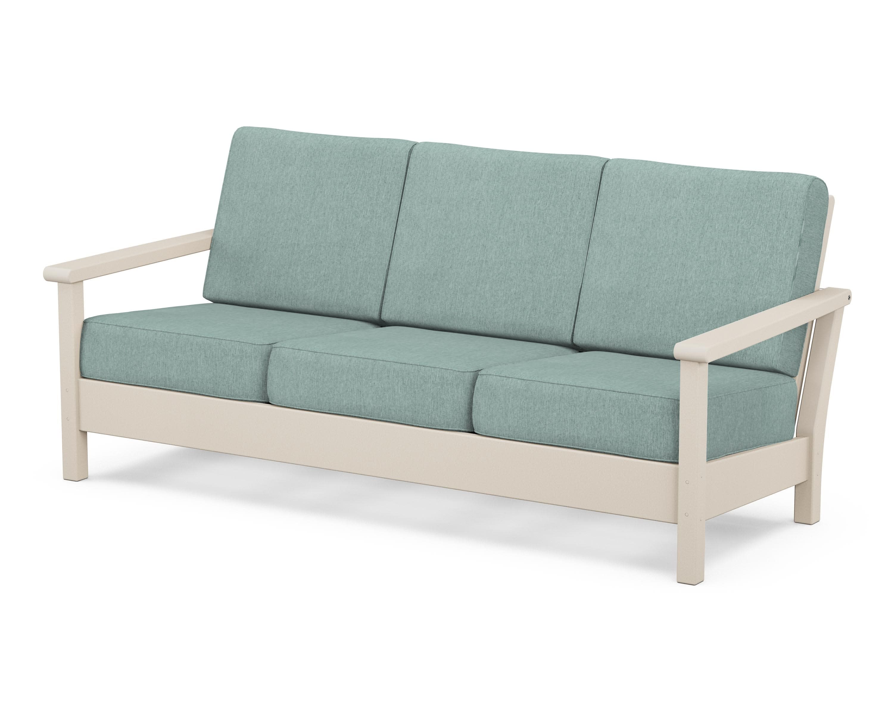 Harbour Deep Seating Sofa in Sand / Glacier Spa