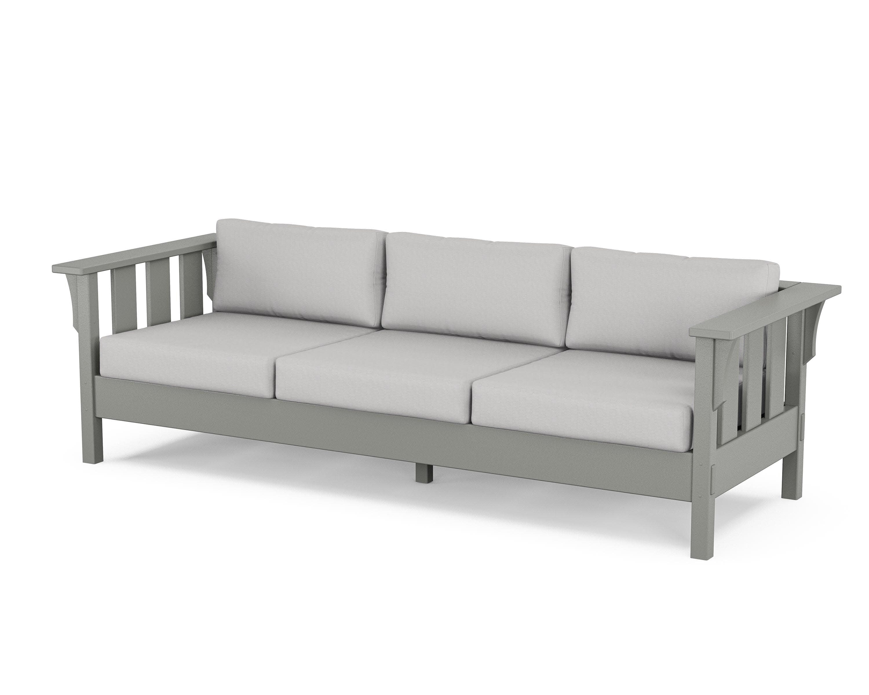 Acadia Deep Seating Sofa in Slate Grey / Diamond in the Rough