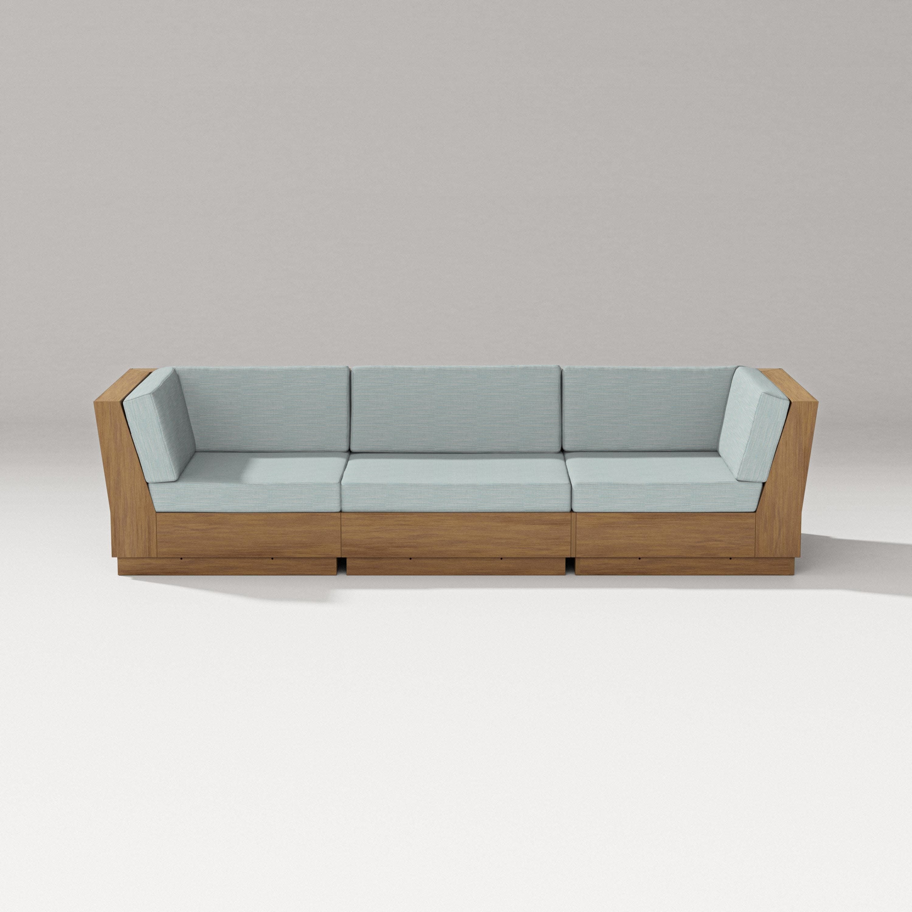 Elevate Sofa Sectional in Natural / Soothe Mist