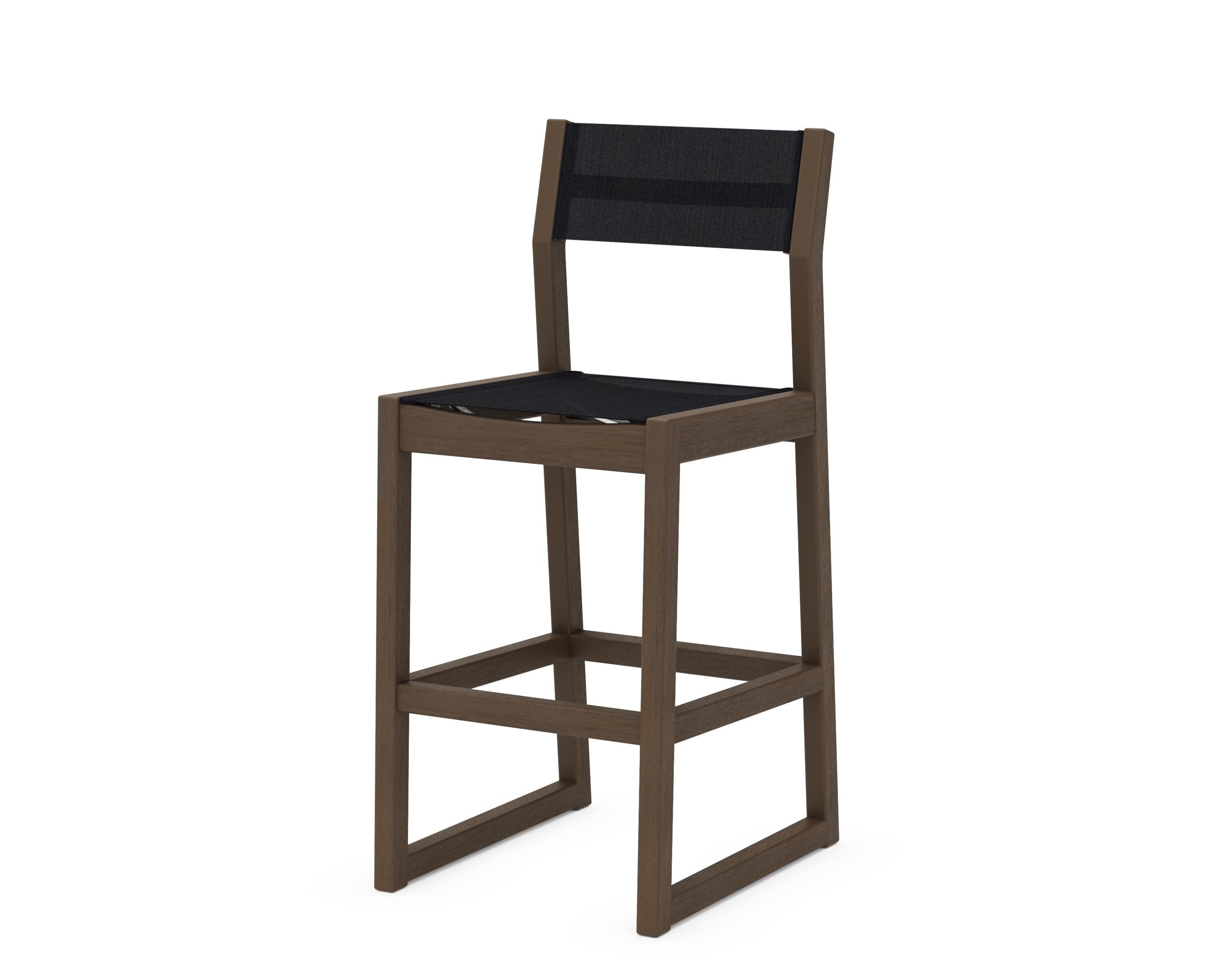 EDGE Sling Bar Side Chair in Kona / Black Sling