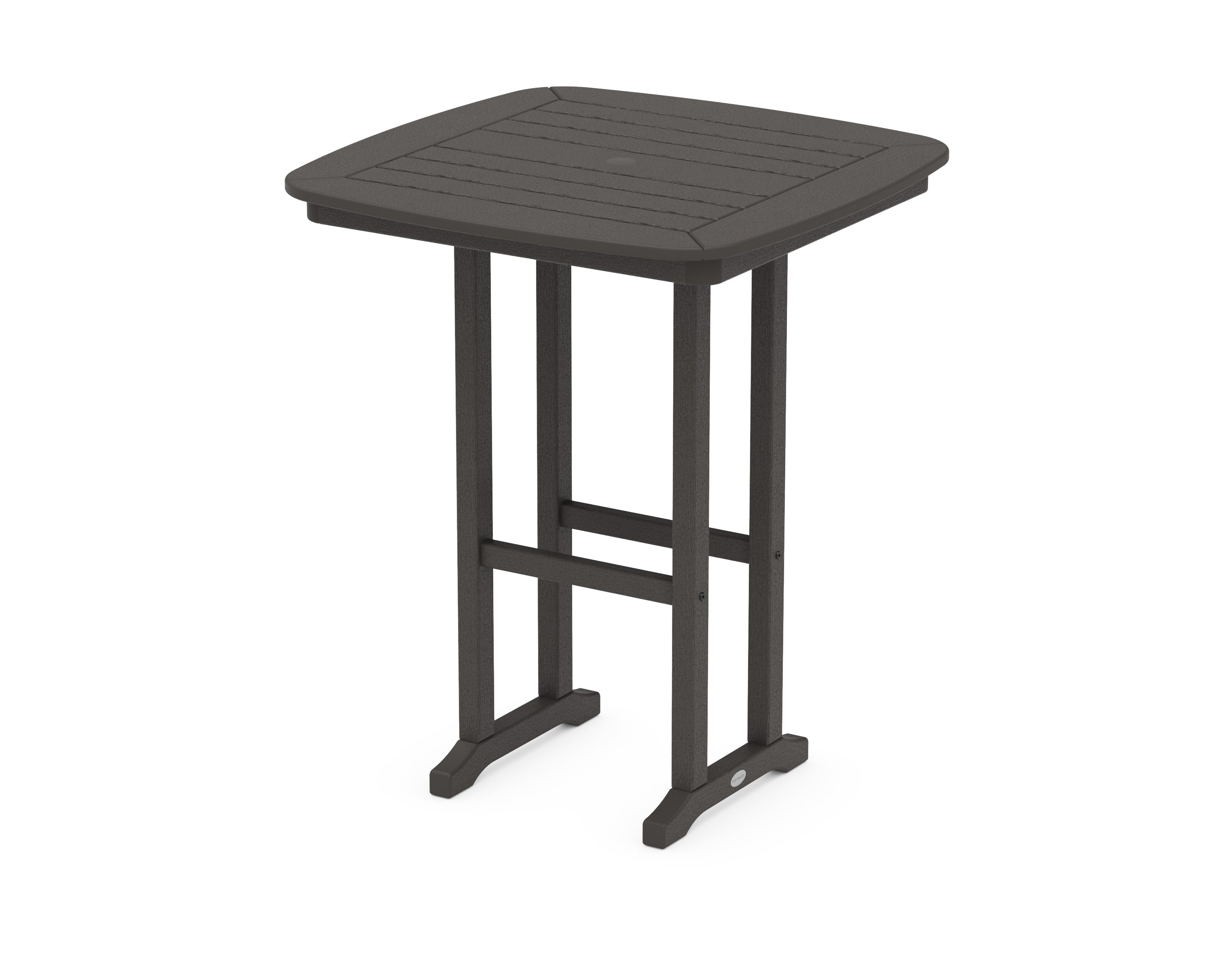 Nautical 31" Counter Table in Vintage Coffee