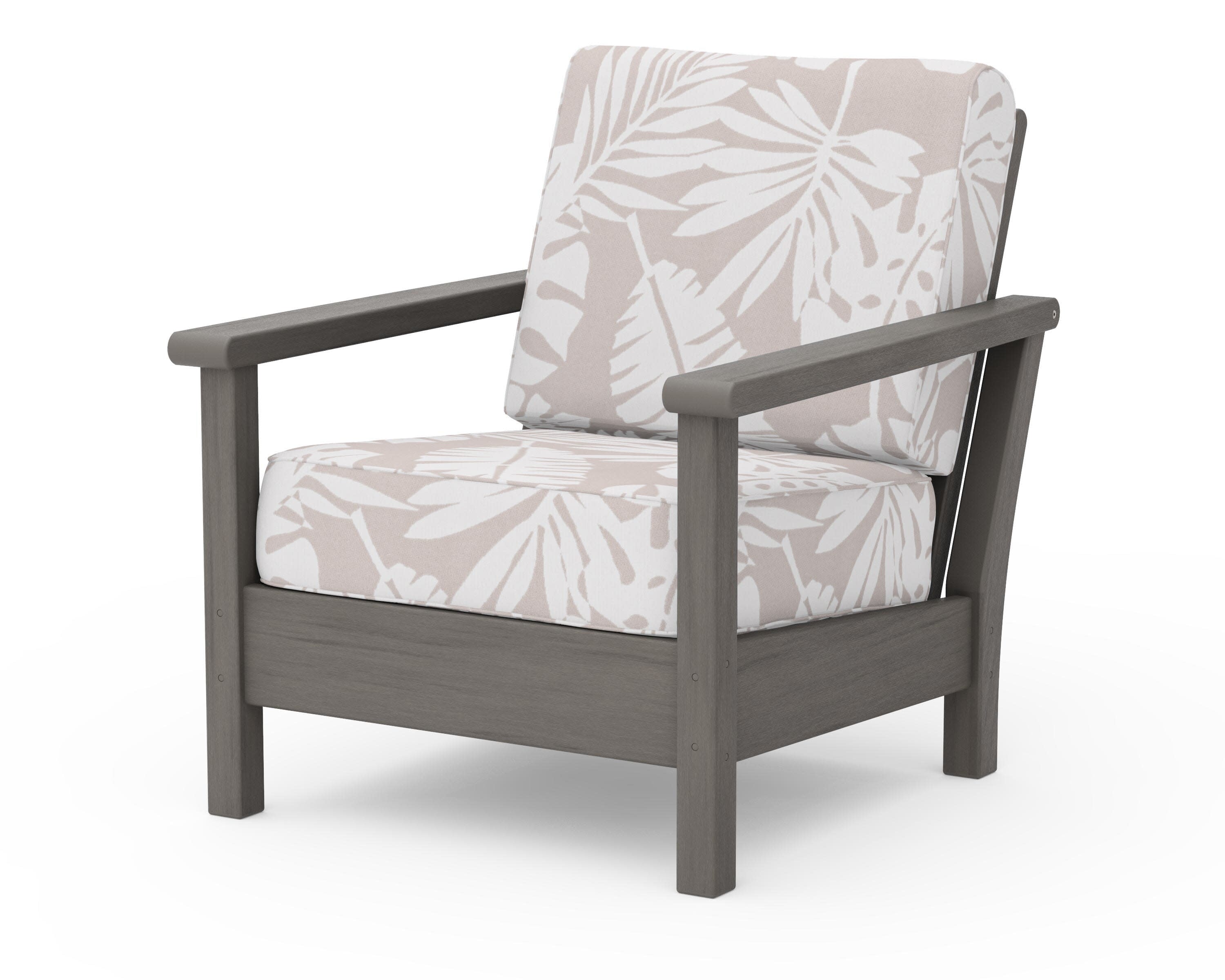 Harbour Deep Seating Chair in Driftwood / Leaf Dune Burlap