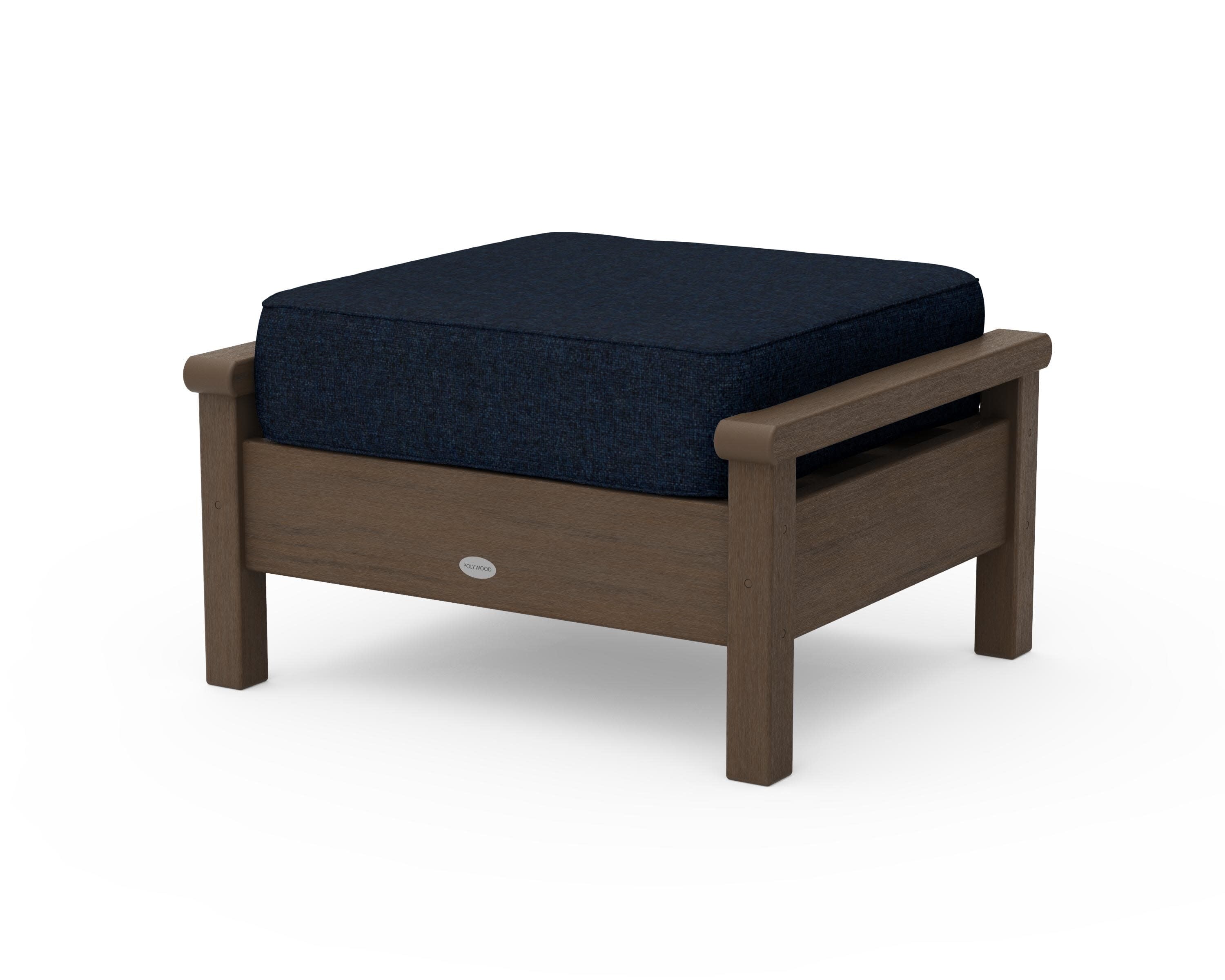 Harbour Deep Seating Ottoman in Kona / Marine Indigo