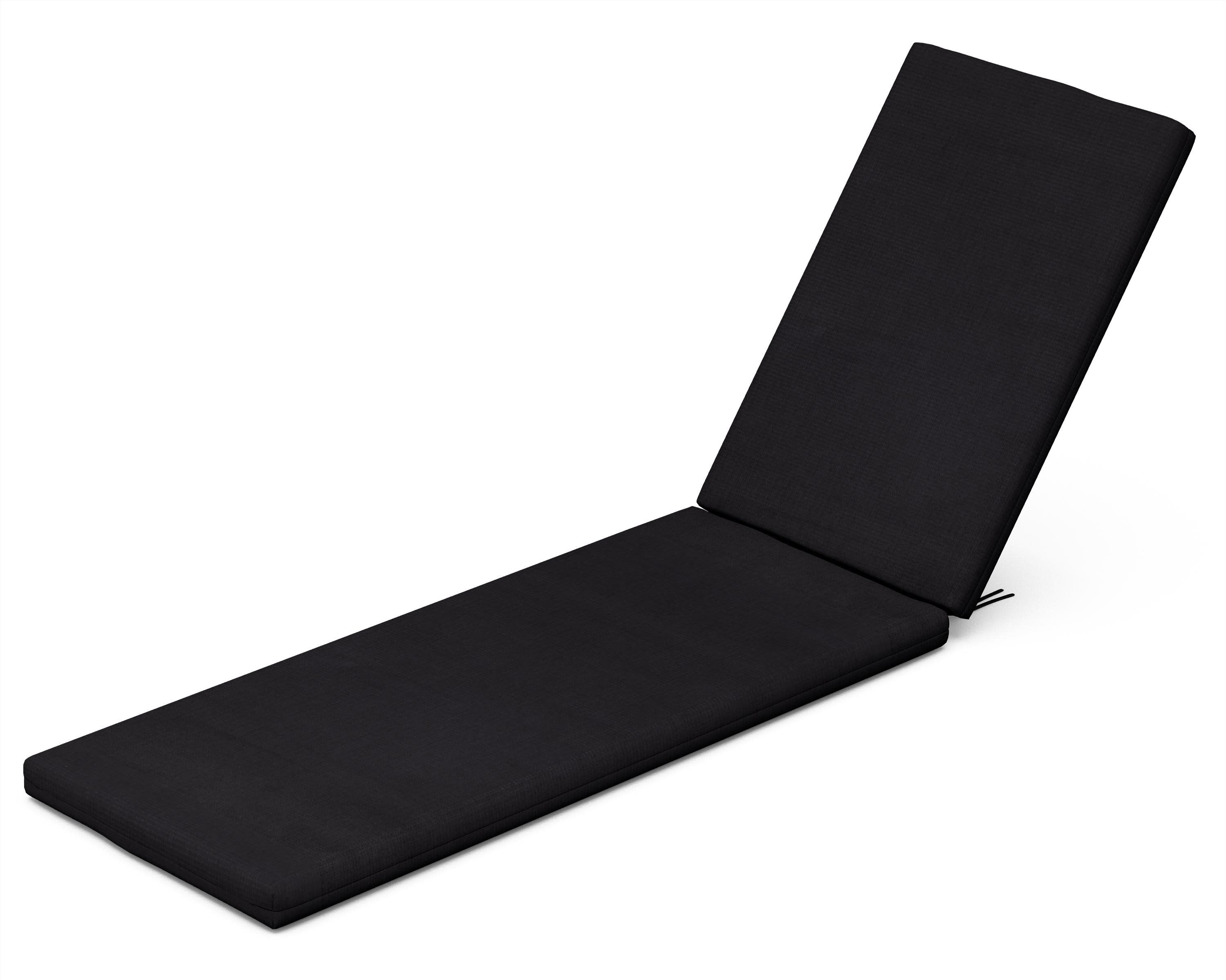 Chaise Cushion in Midnight Linen