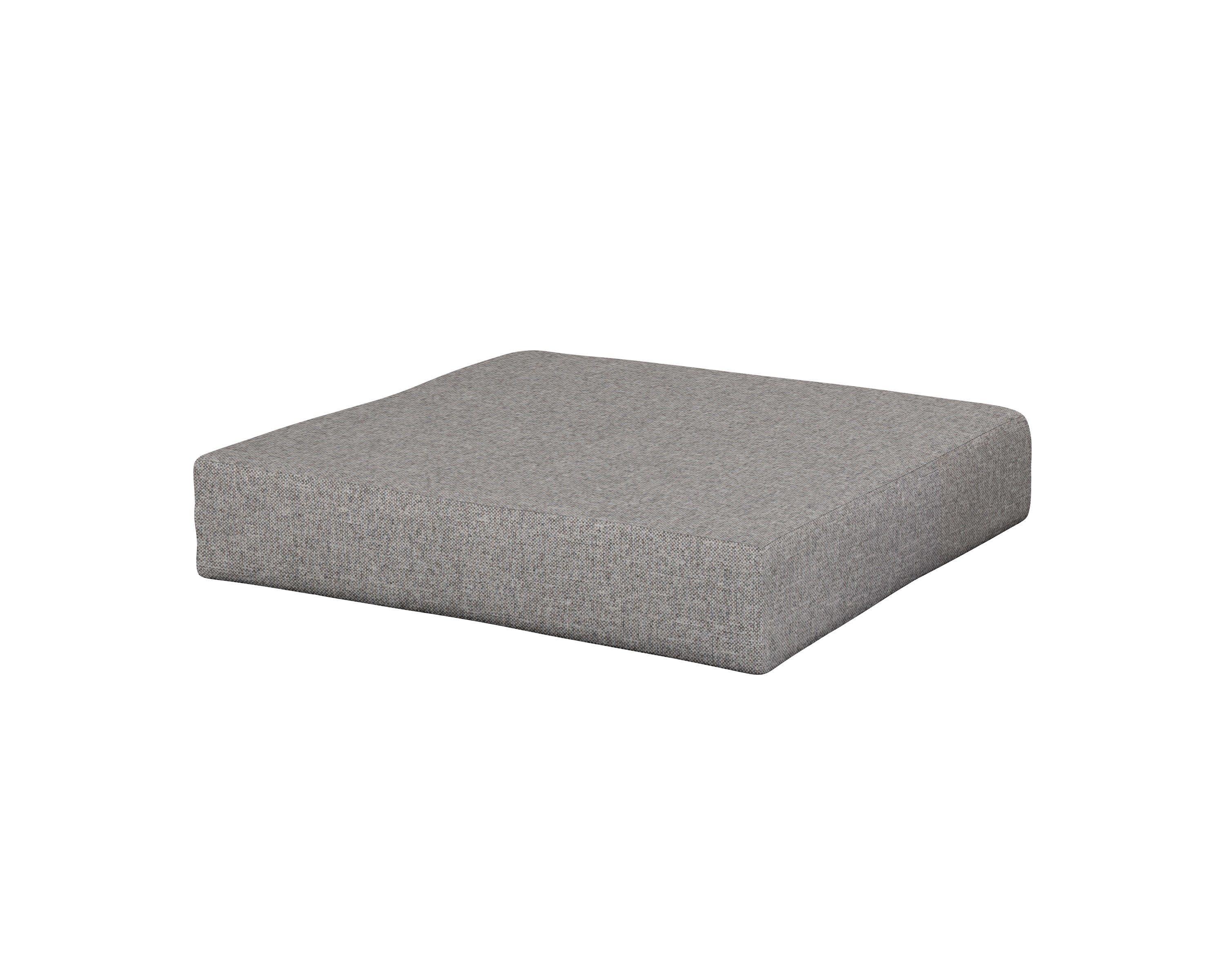 Vineyard Ottoman Cushion in Grey Mist
