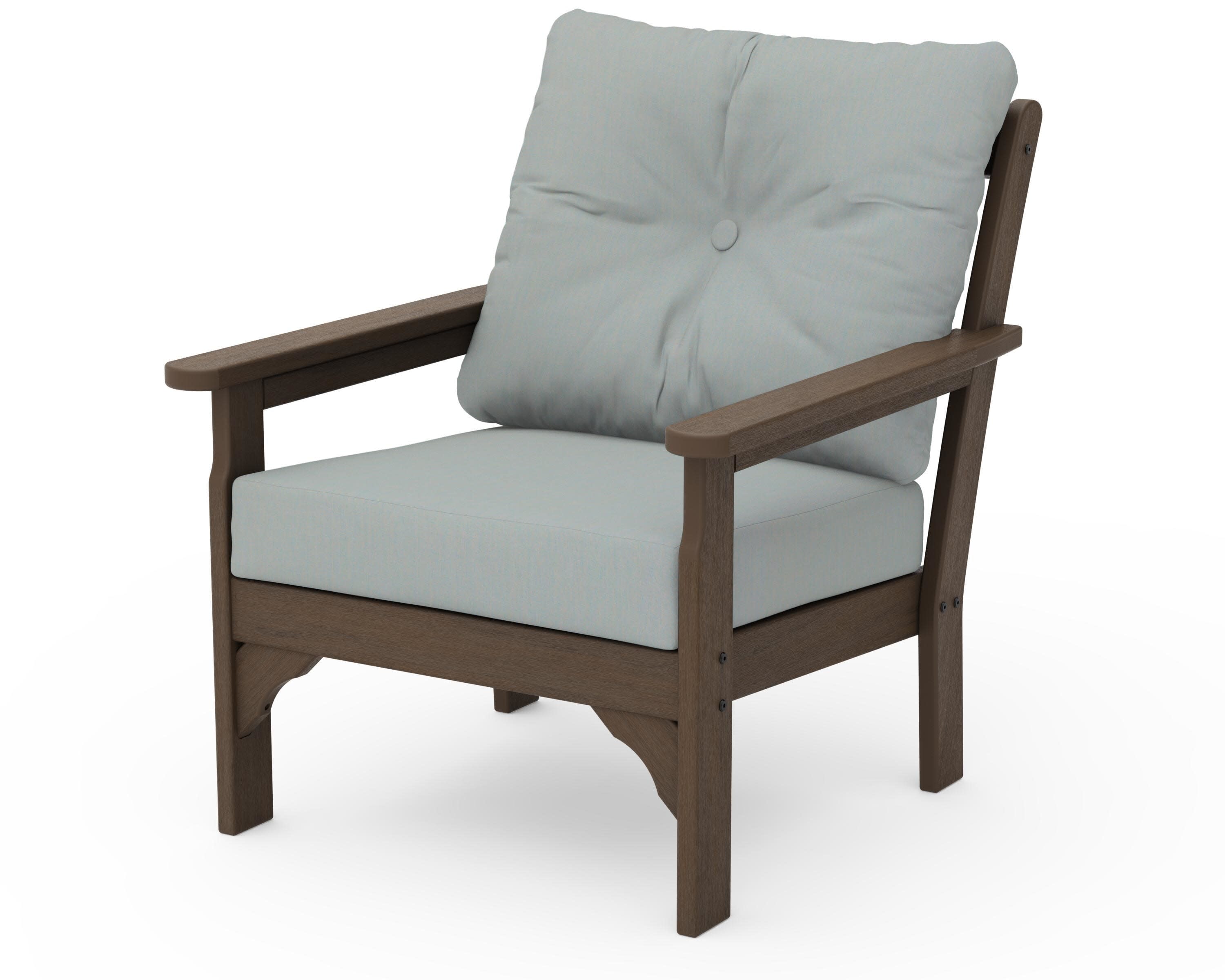 Vineyard Deep Seating Chair in Kona / Spa