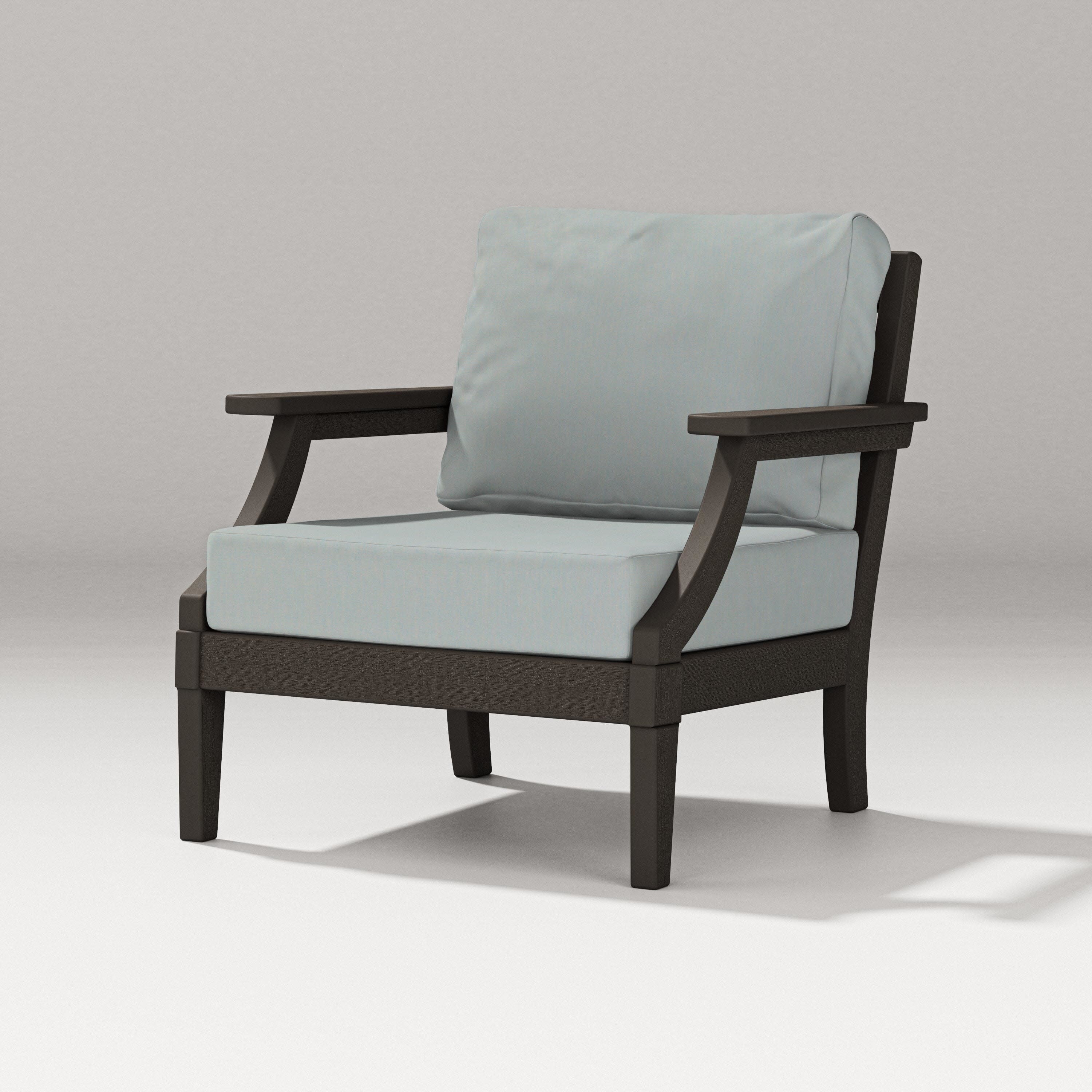 Estate Lounge Chair in Vintage Coffee / Spa