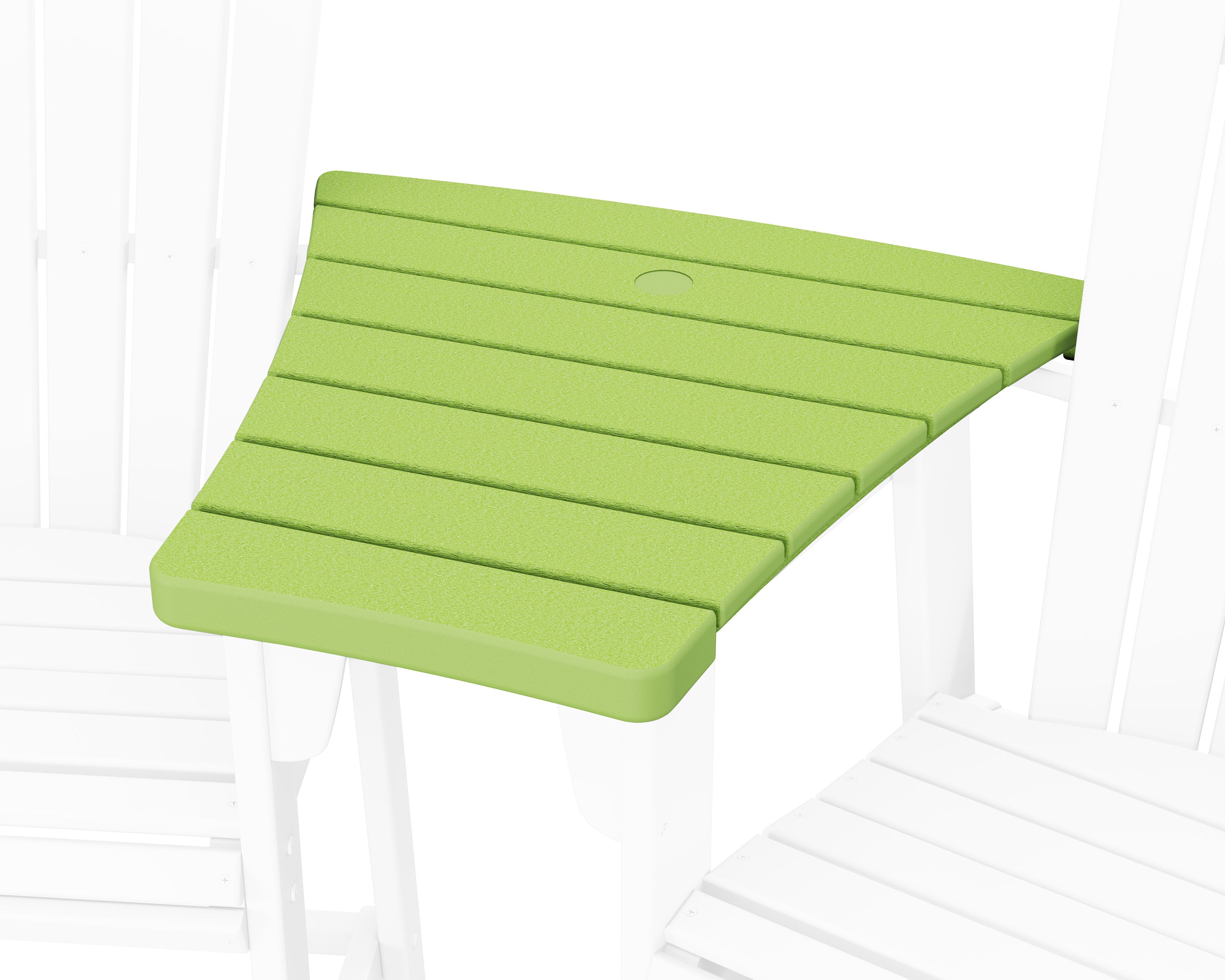 600 Series Angled Adirondack Dining Connecting Table in Lime