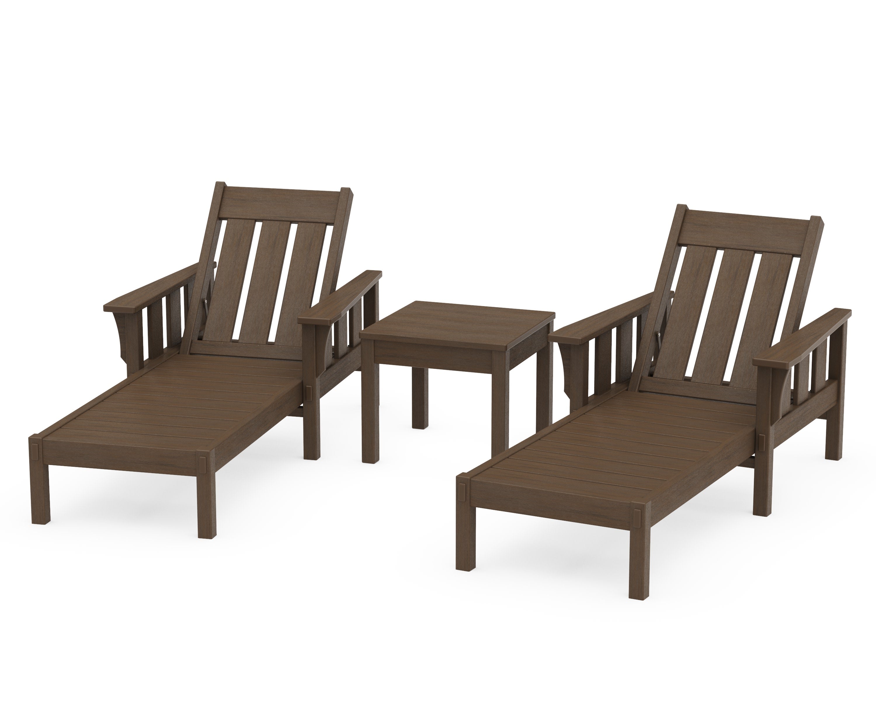 Acadia 3-Piece Chaise Set in Kona