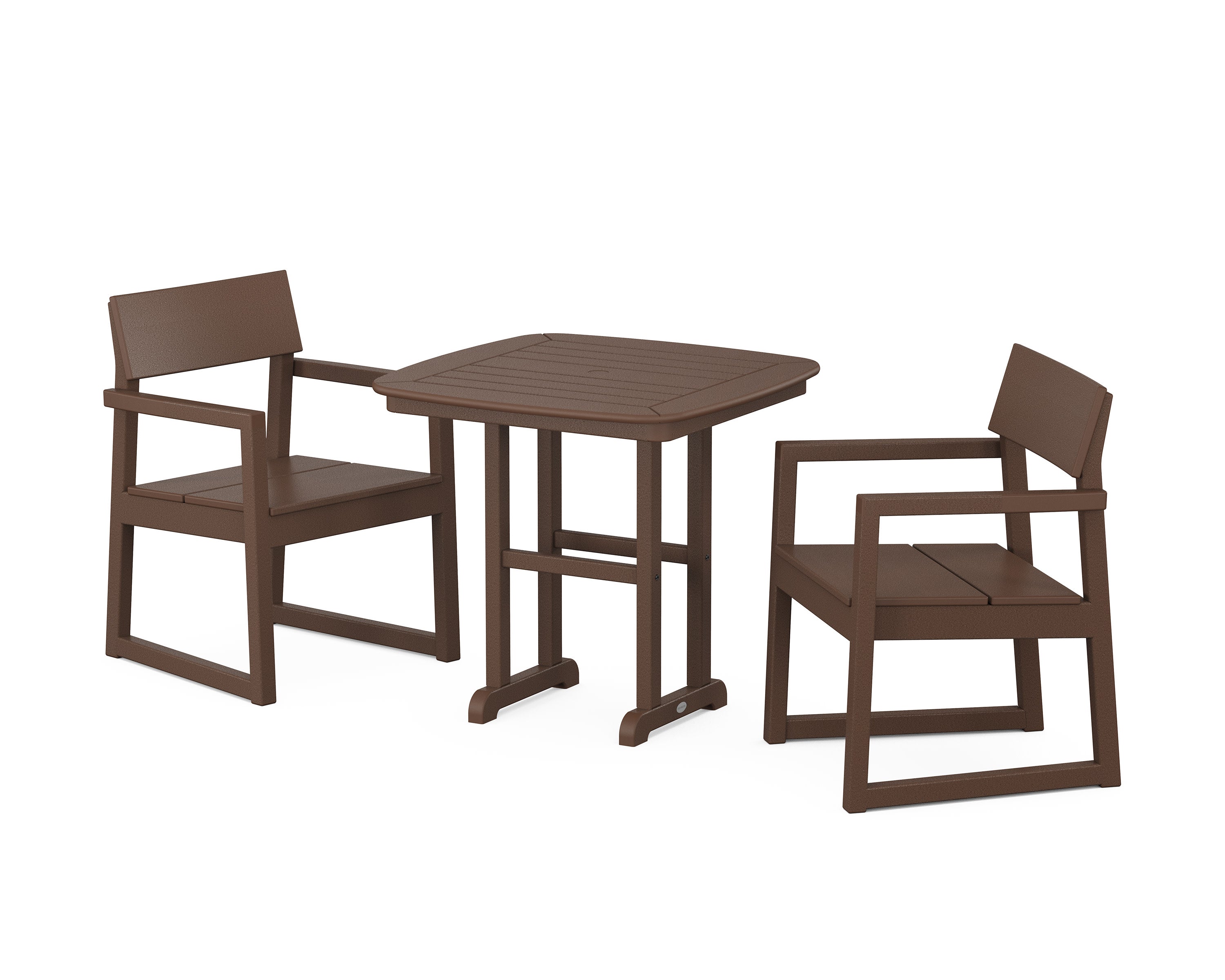 EDGE 3-Piece Dining Set in Mahogany