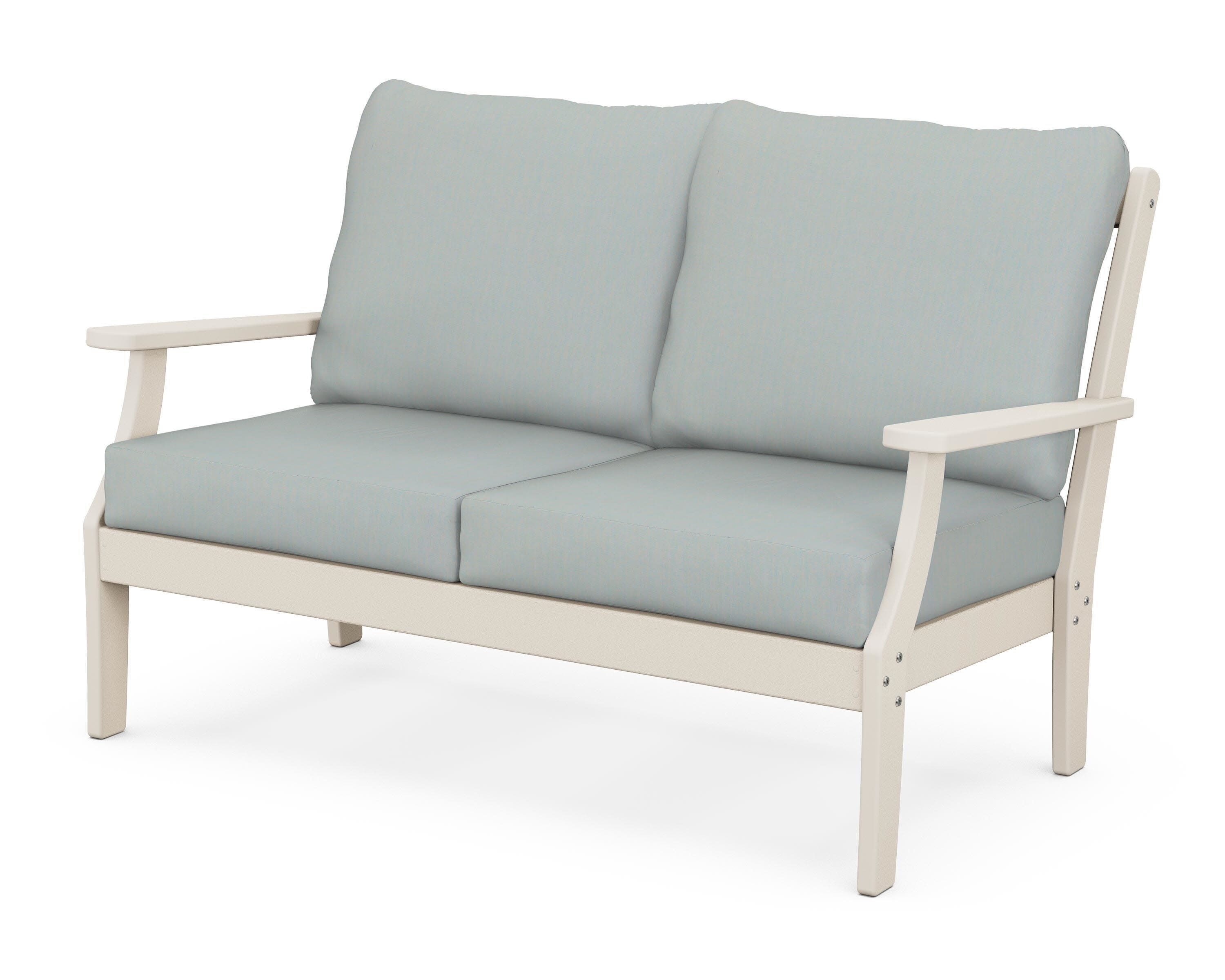 Braxton Deep Seating Loveseat in Sand / Spa