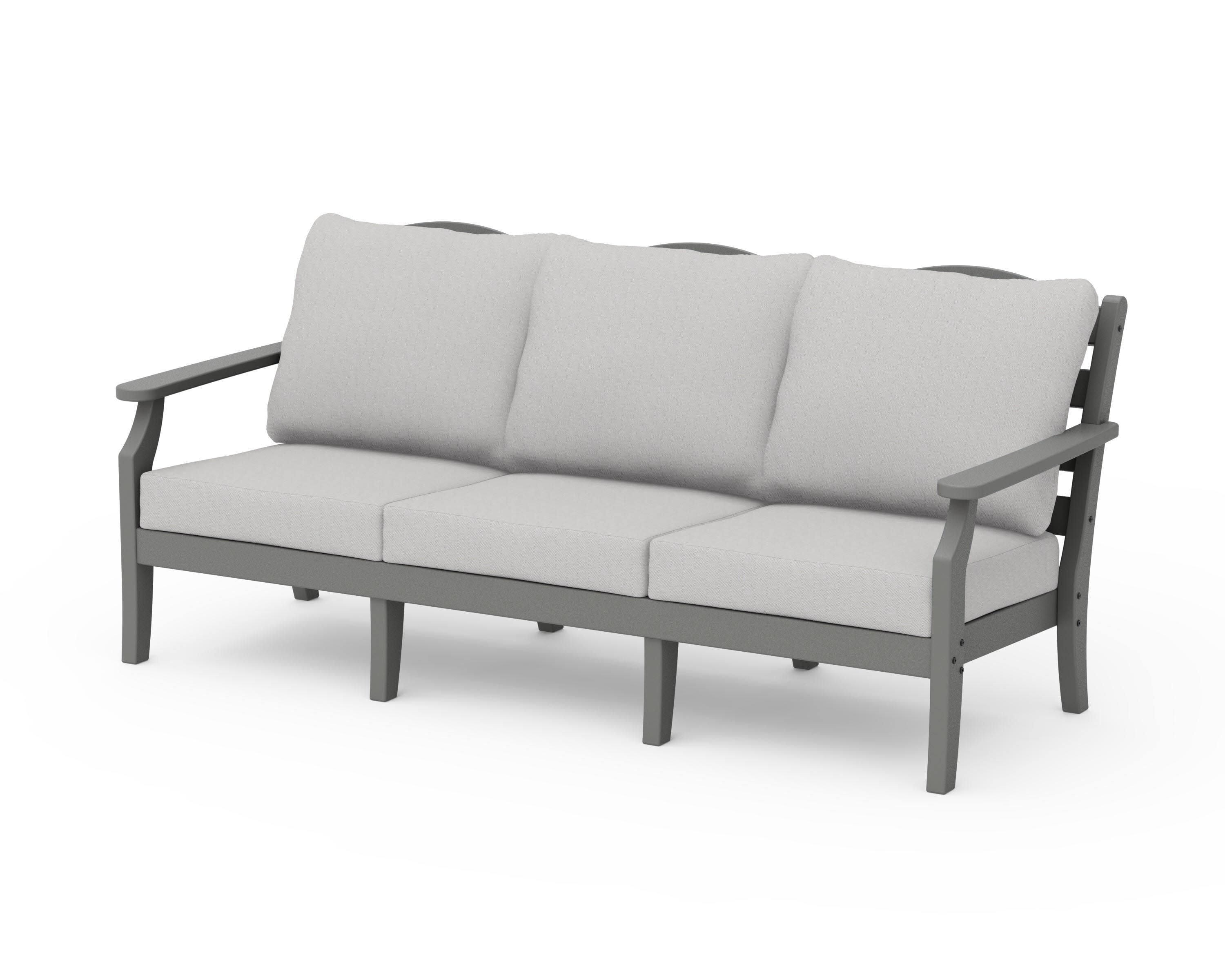 Savannah Deep Seating Sofa in Slate Grey / Diamond in the Rough