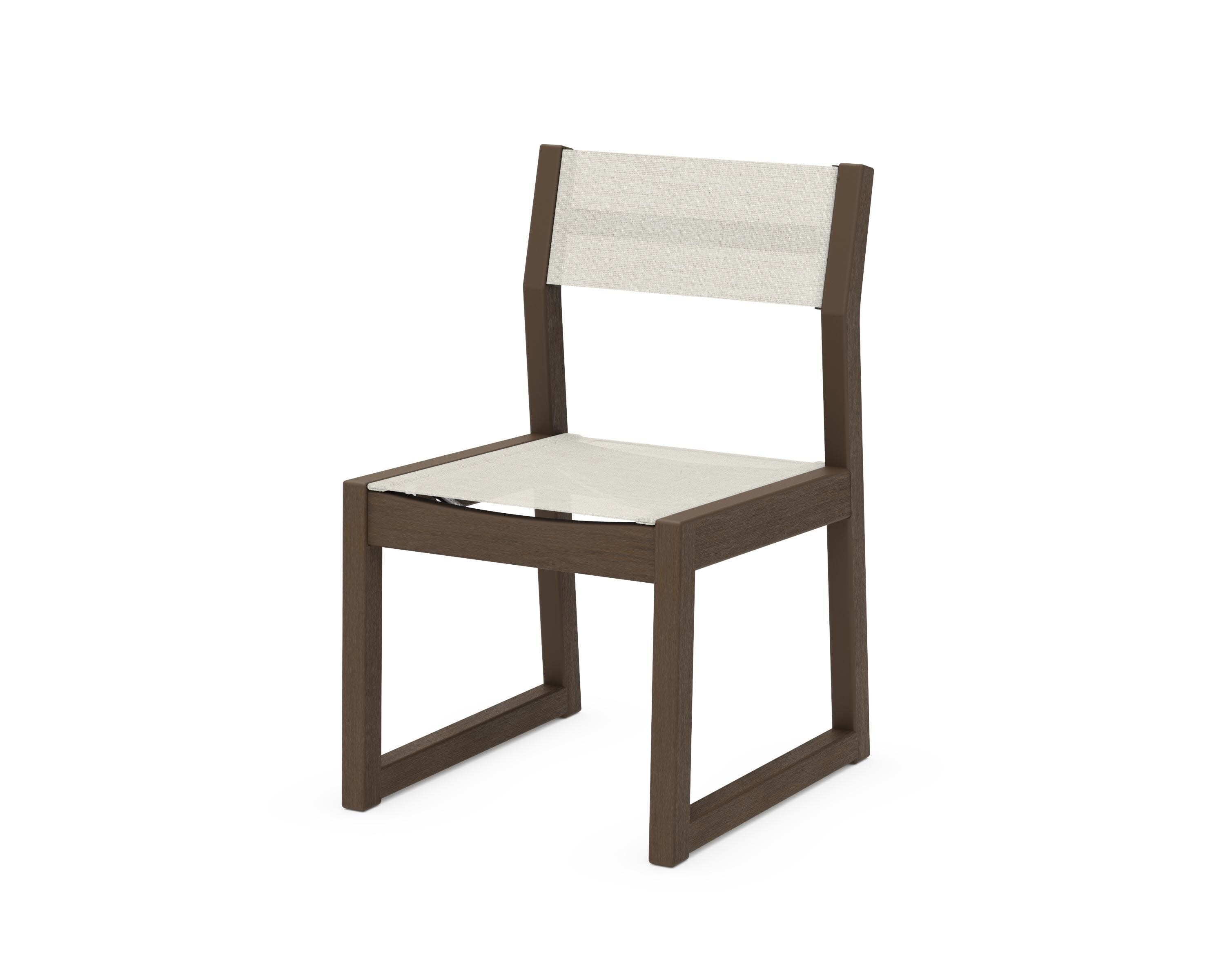 EDGE Sling Dining Side Chair in Kona / Parchment Sling