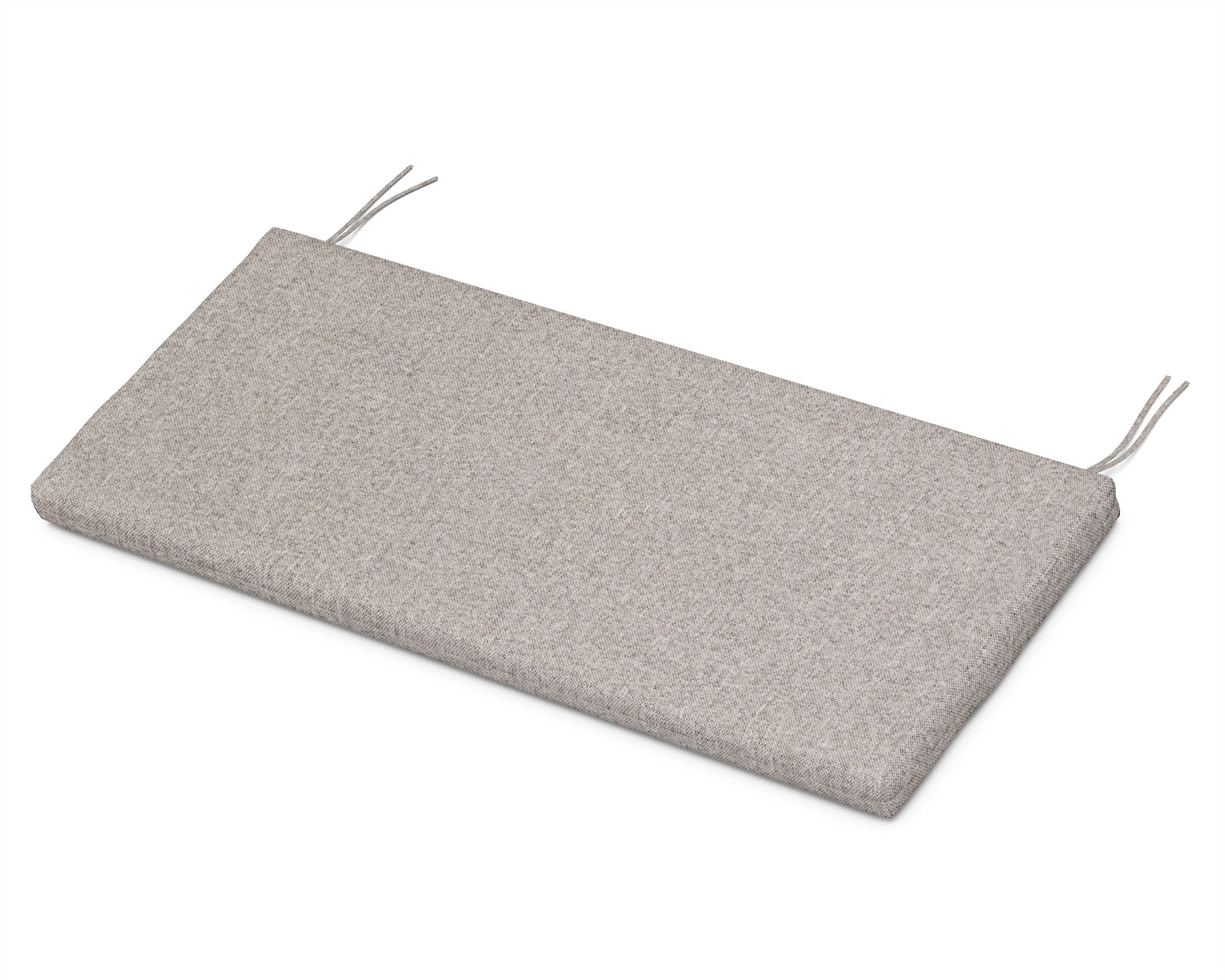 Bench Seat Cushion - 17.75"D x 41"W x 2.5"H in Weathered Tweed