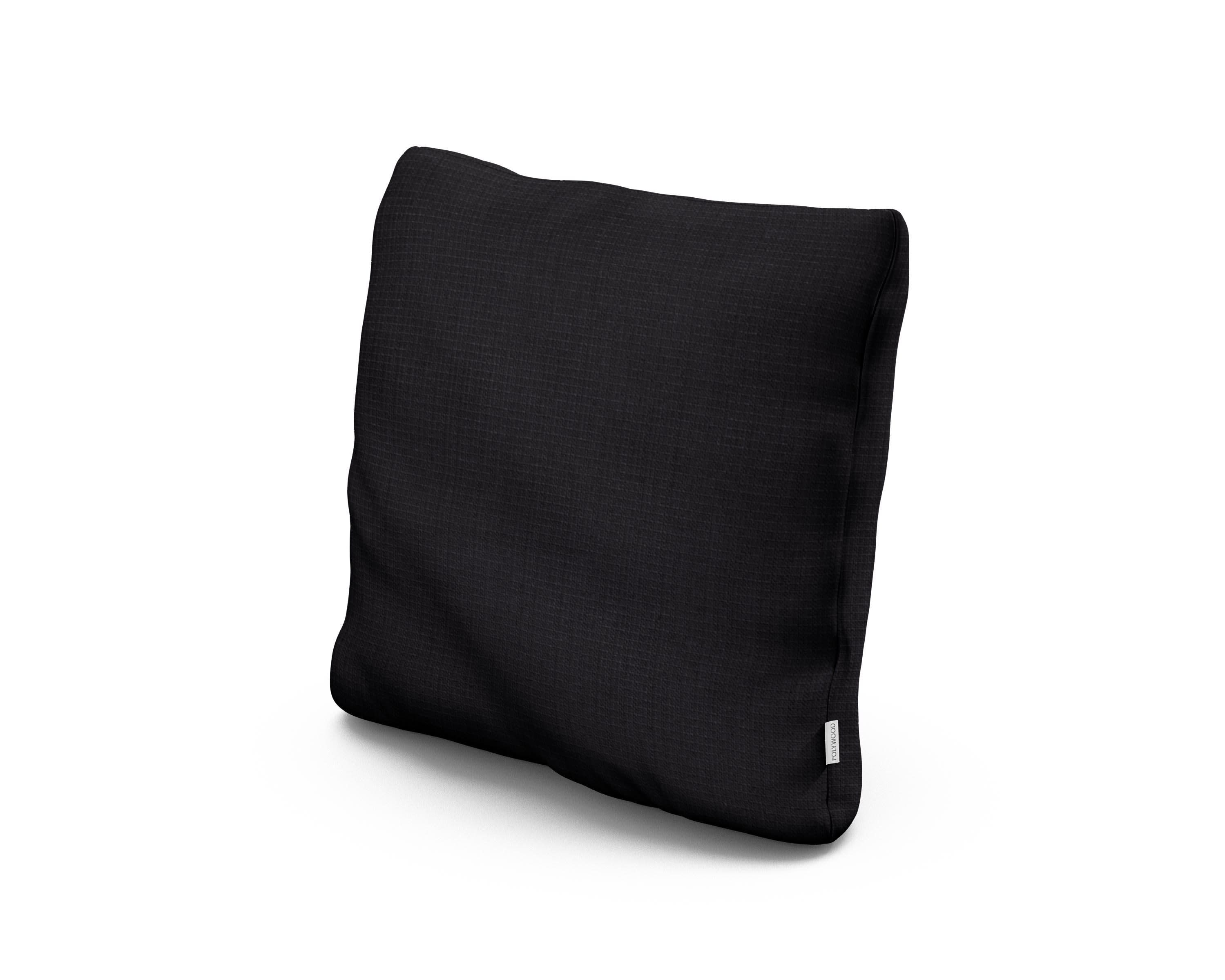 18" Outdoor Throw Pillow in Midnight Linen
