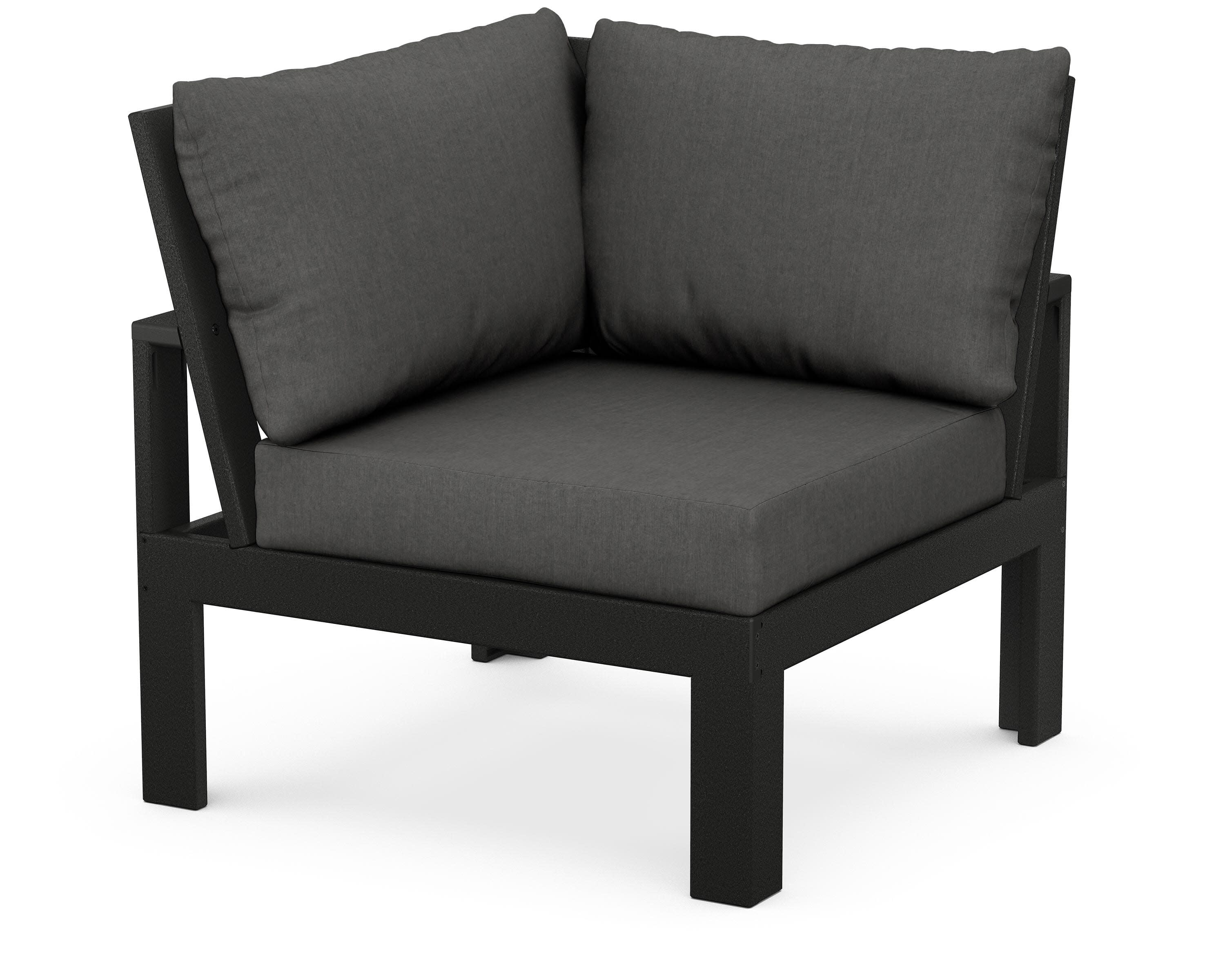 Modular Corner Chair in Black / Spectrum Carbon