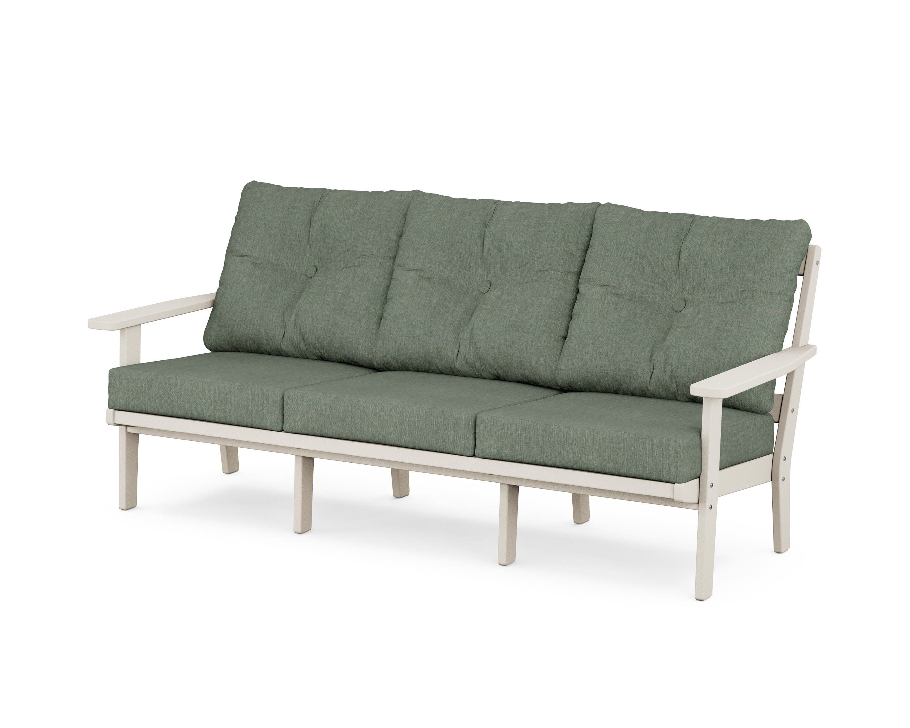 Oxford Deep Seating Sofa in Sand / Cast Sage