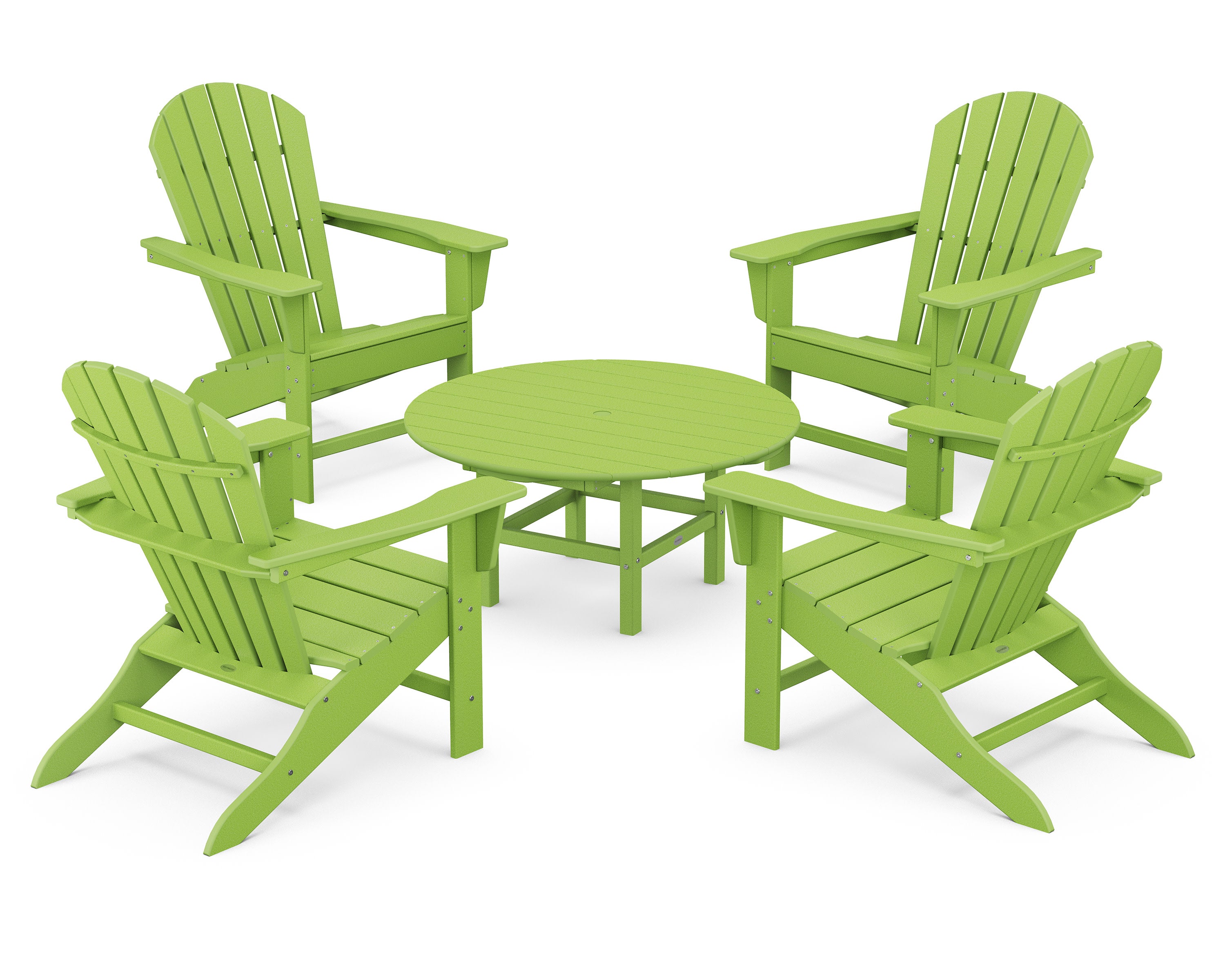 South Beach 5-Piece Conversation Group in Lime