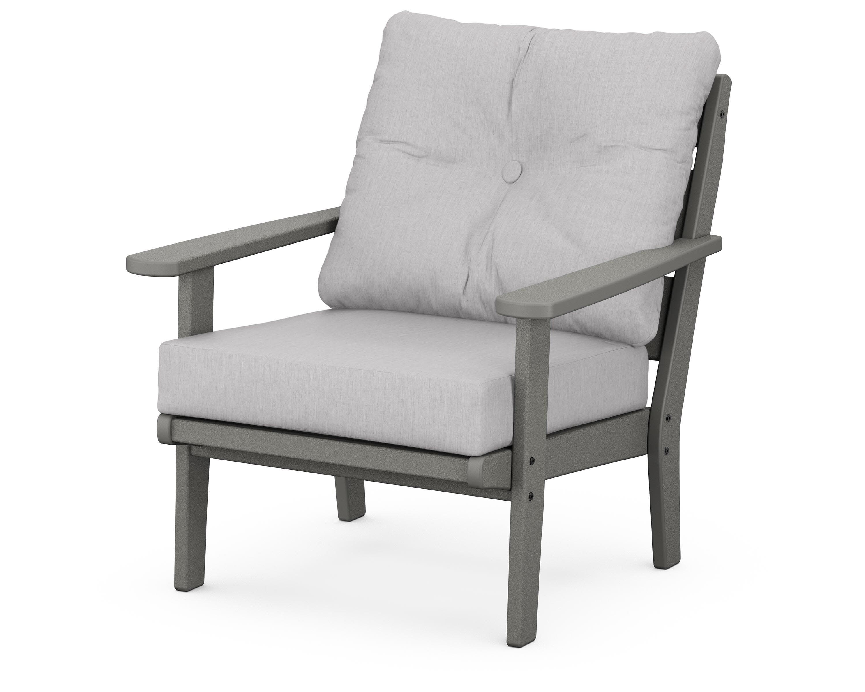 Lakeside Deep Seating Chair in Slate Grey / Granite